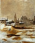 Edouard Manet Effect of Snow at Petit-Montrouge painting